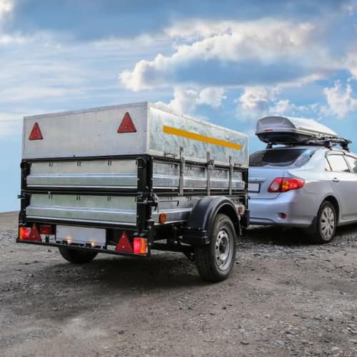 vehicle with trailer